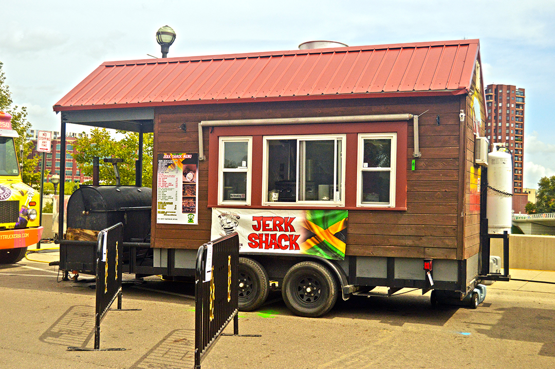 Jerk Shack parked at Scioto Mile, Columbus Food Truck Festival